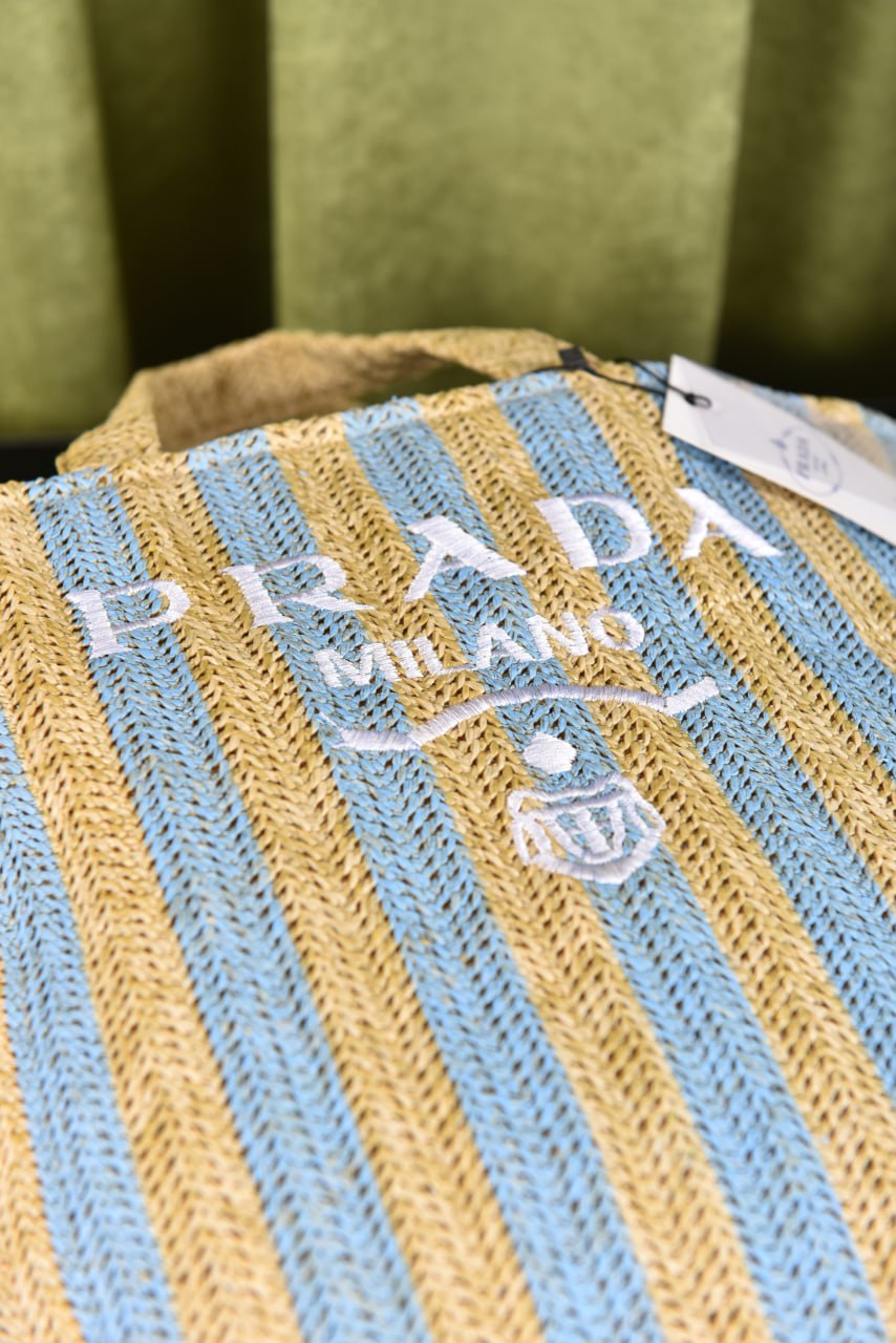 برادا (5 ألوان) - Prada Rafia Tote Bag