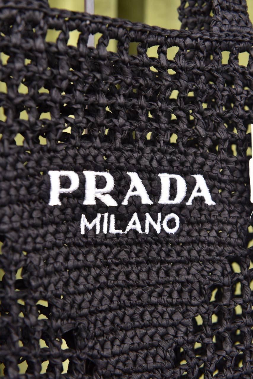 برادا رافيا توت (14 لون) - Prada Raffia Tote Bag