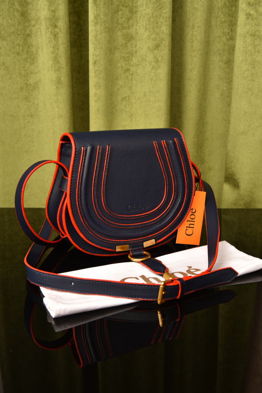 كلوي (11 لون) - Chloe Marcie Small Saddle Bag
