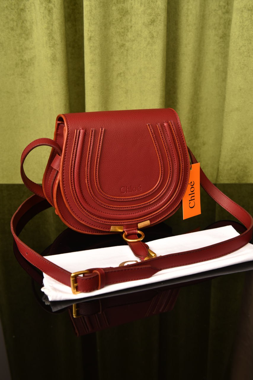 كلوي (11 لون) - Chloe Marcie Small Saddle Bag