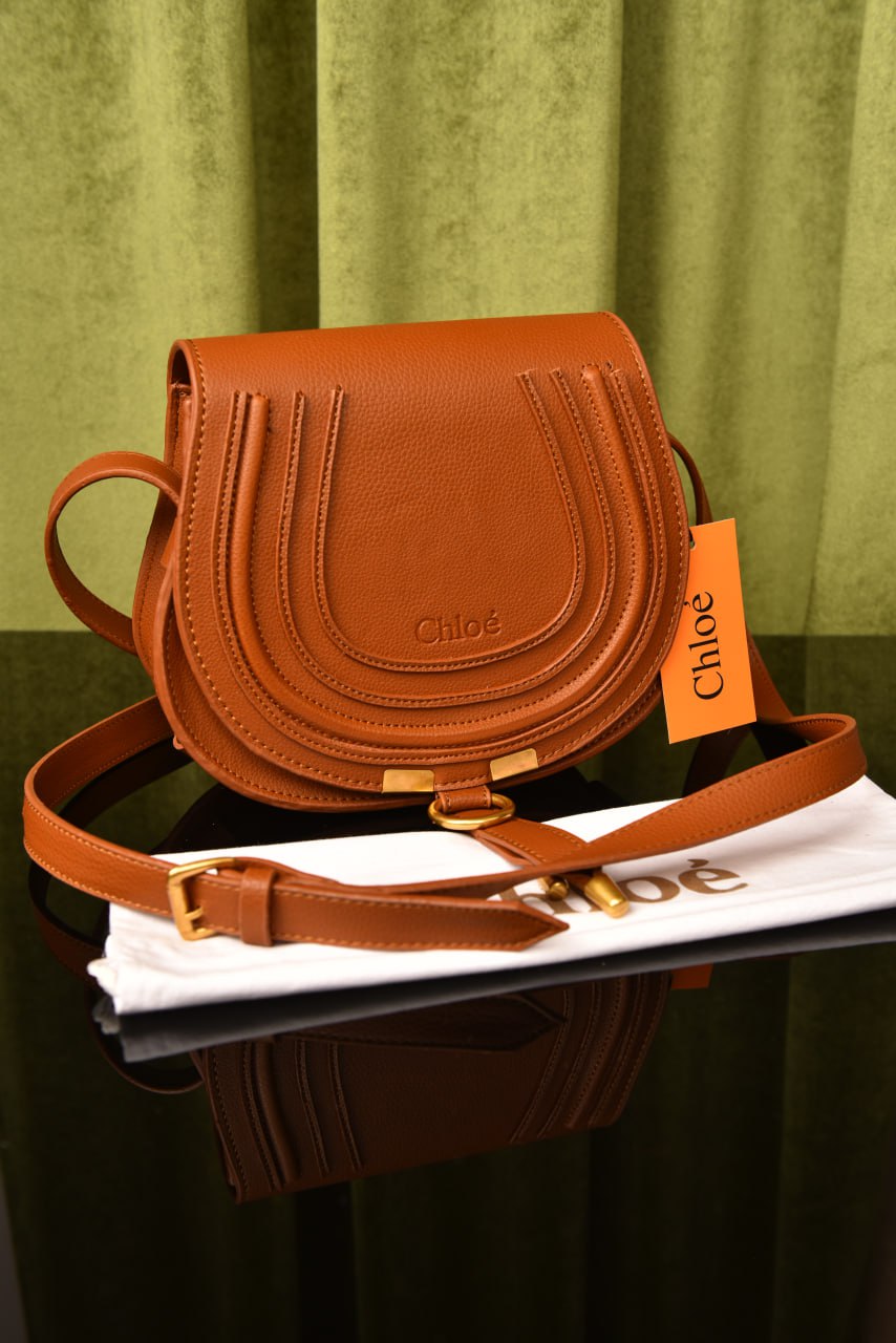 كلوي (11 لون) - Chloe Marcie Small Saddle Bag