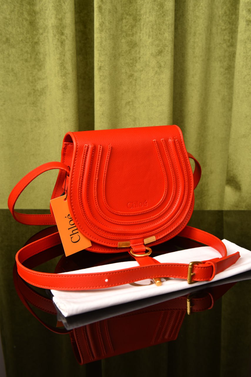 كلوي (11 لون) - Chloe Marcie Small Saddle Bag